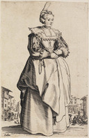 TvB G 4971
<br/>
Dame met kleine hoed ("Adel")
<br/>
<em>Callot, Jacques (1592 - 1635)</em>